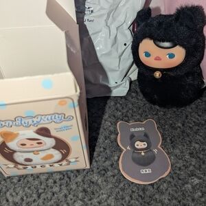 ⚡PUCKY Roly-Poly Kitty Series Figures Cute Black Cat Plush